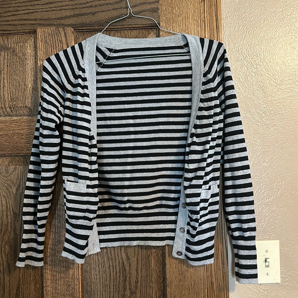 Striped cardigan